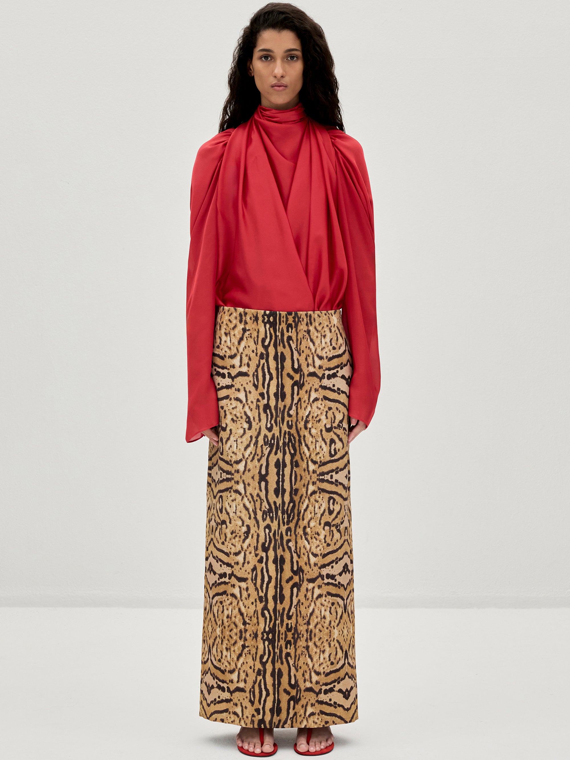 Saya Column Skirt
