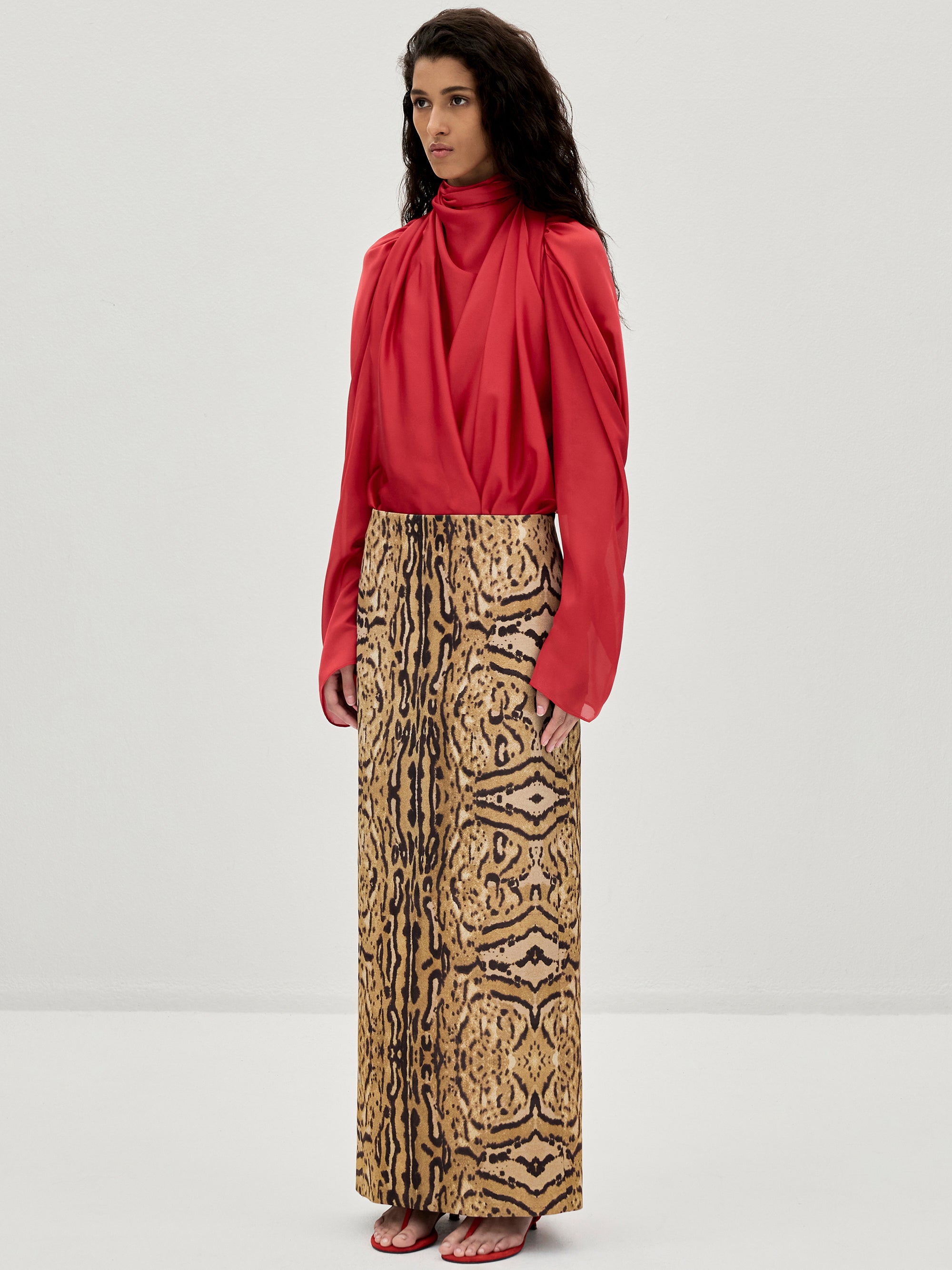 Saya Column Skirt