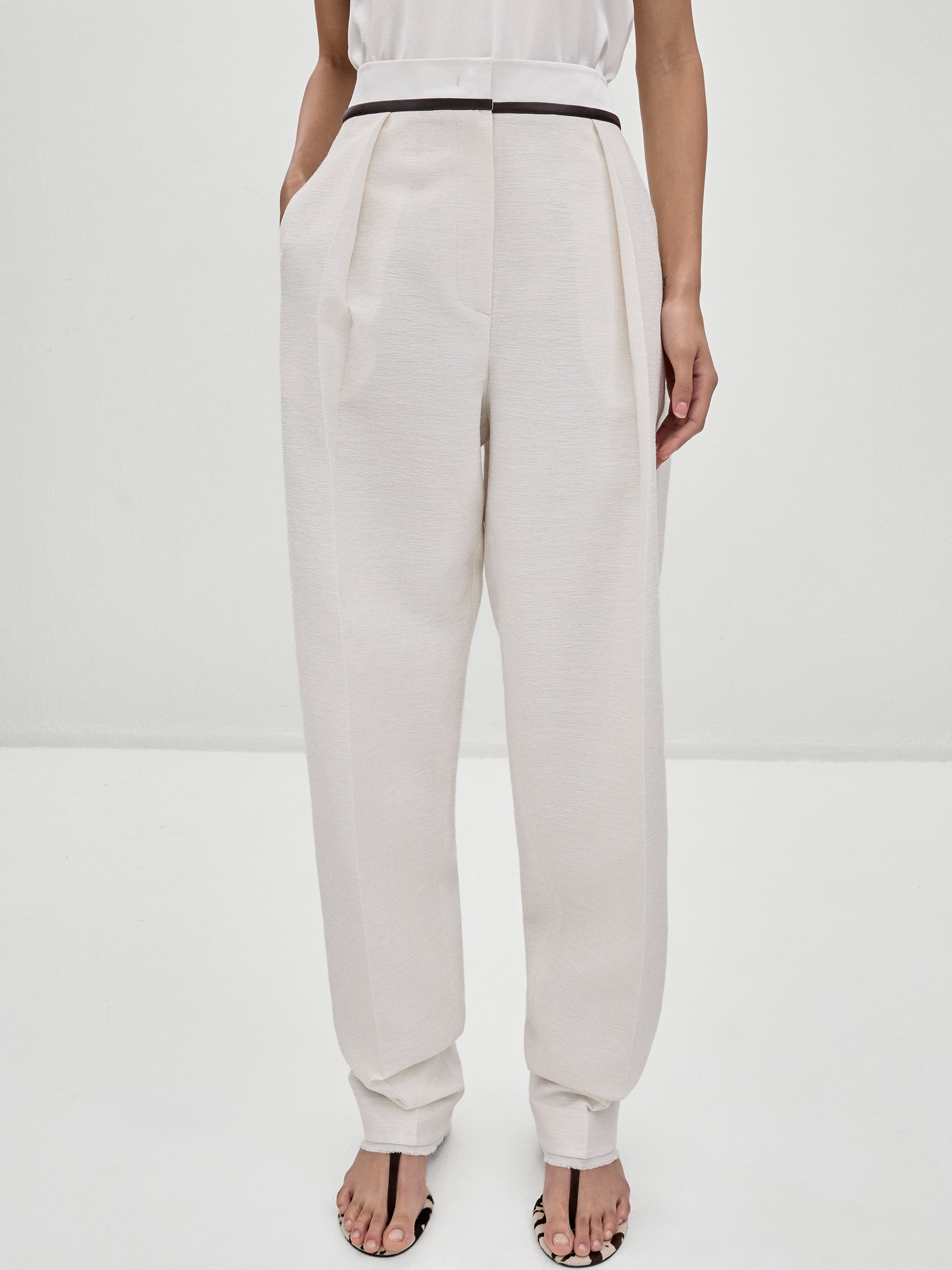 Margaux Trousers, White