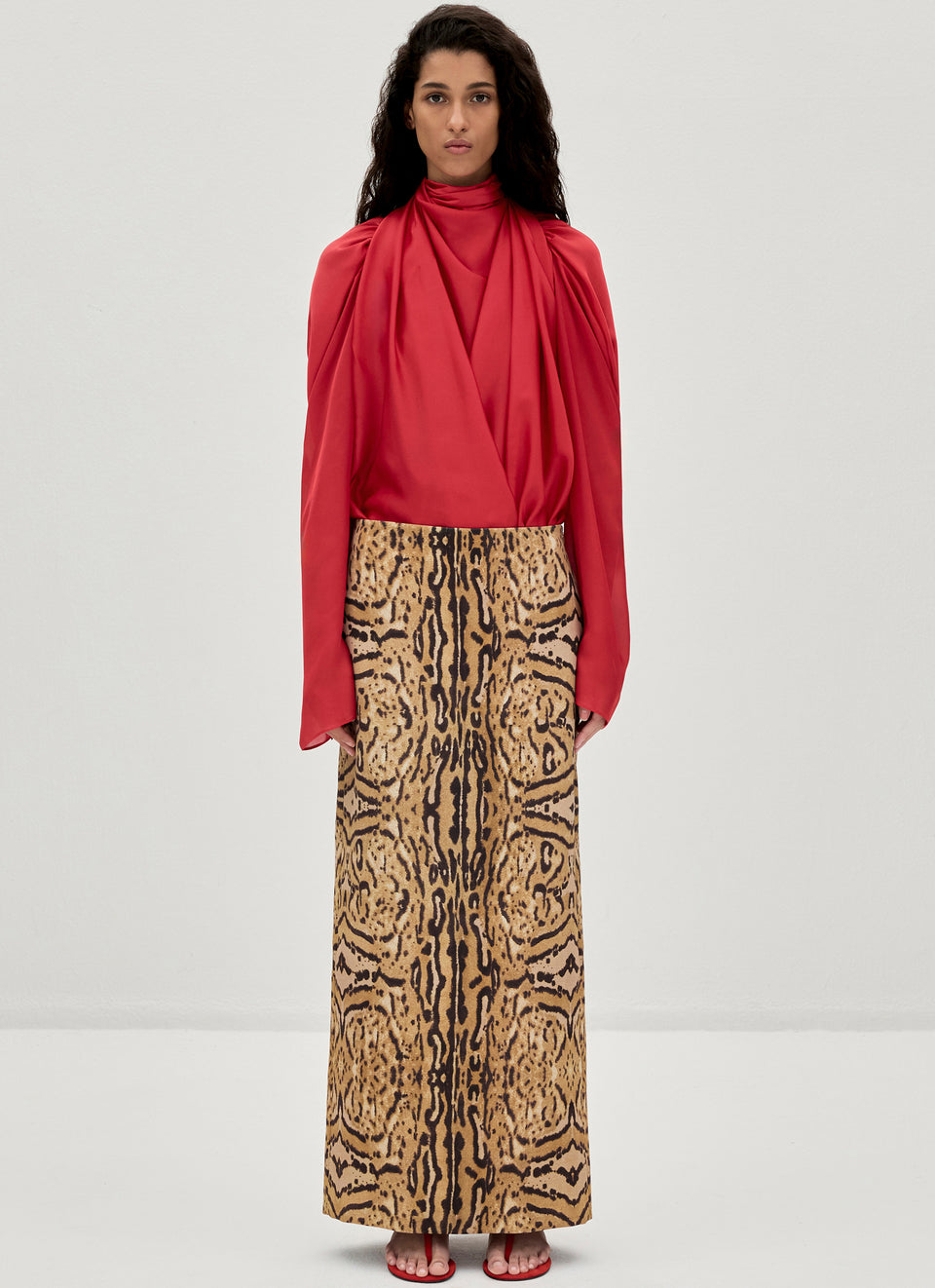 Saya Column Skirt