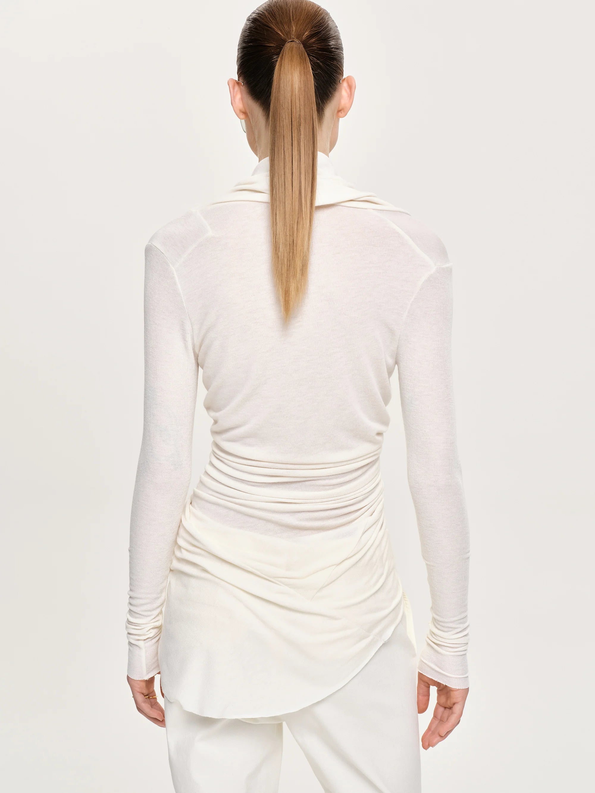 Folgore Asymmetric Drape Top