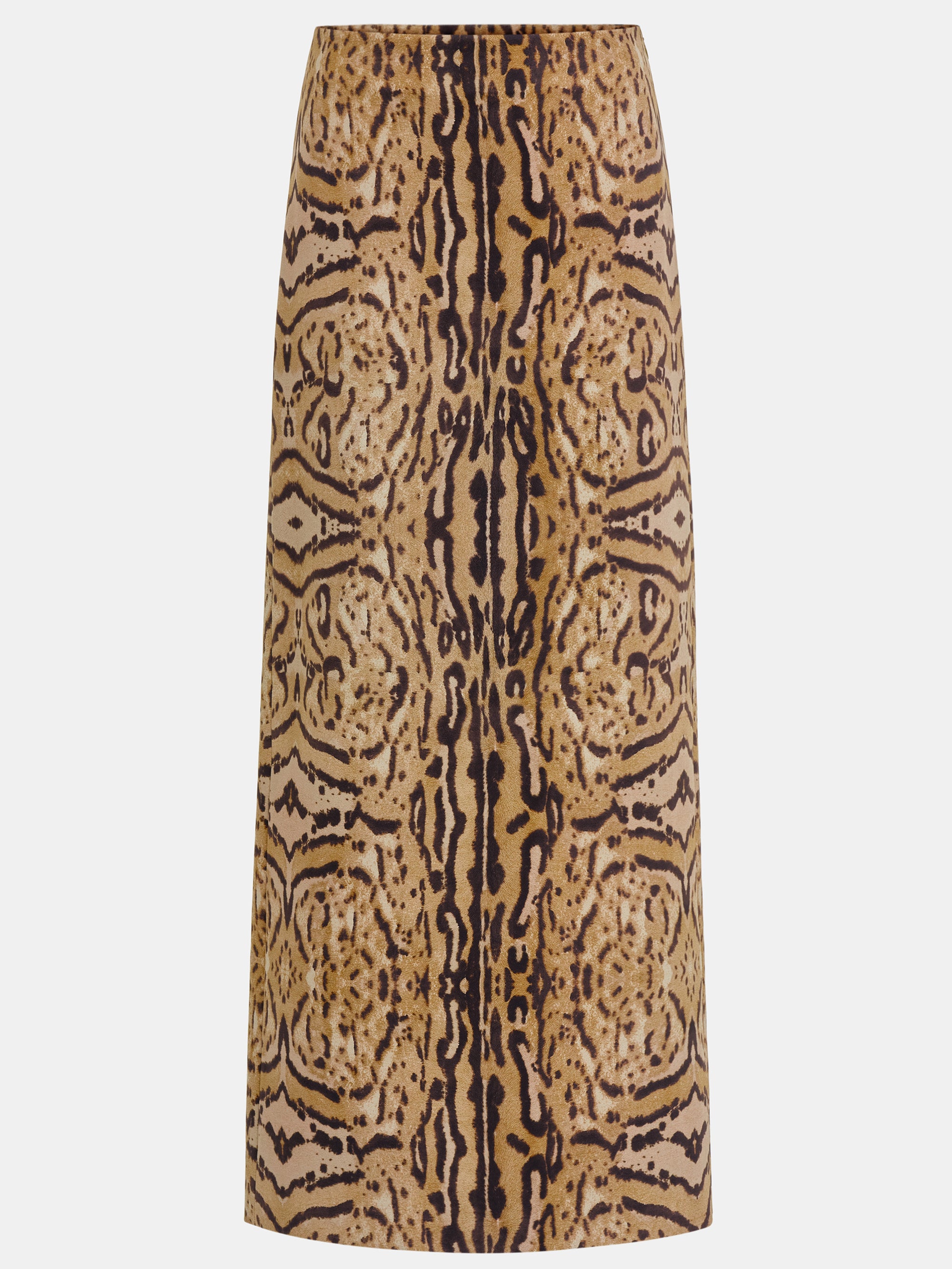 Saya Column Skirt, Brown