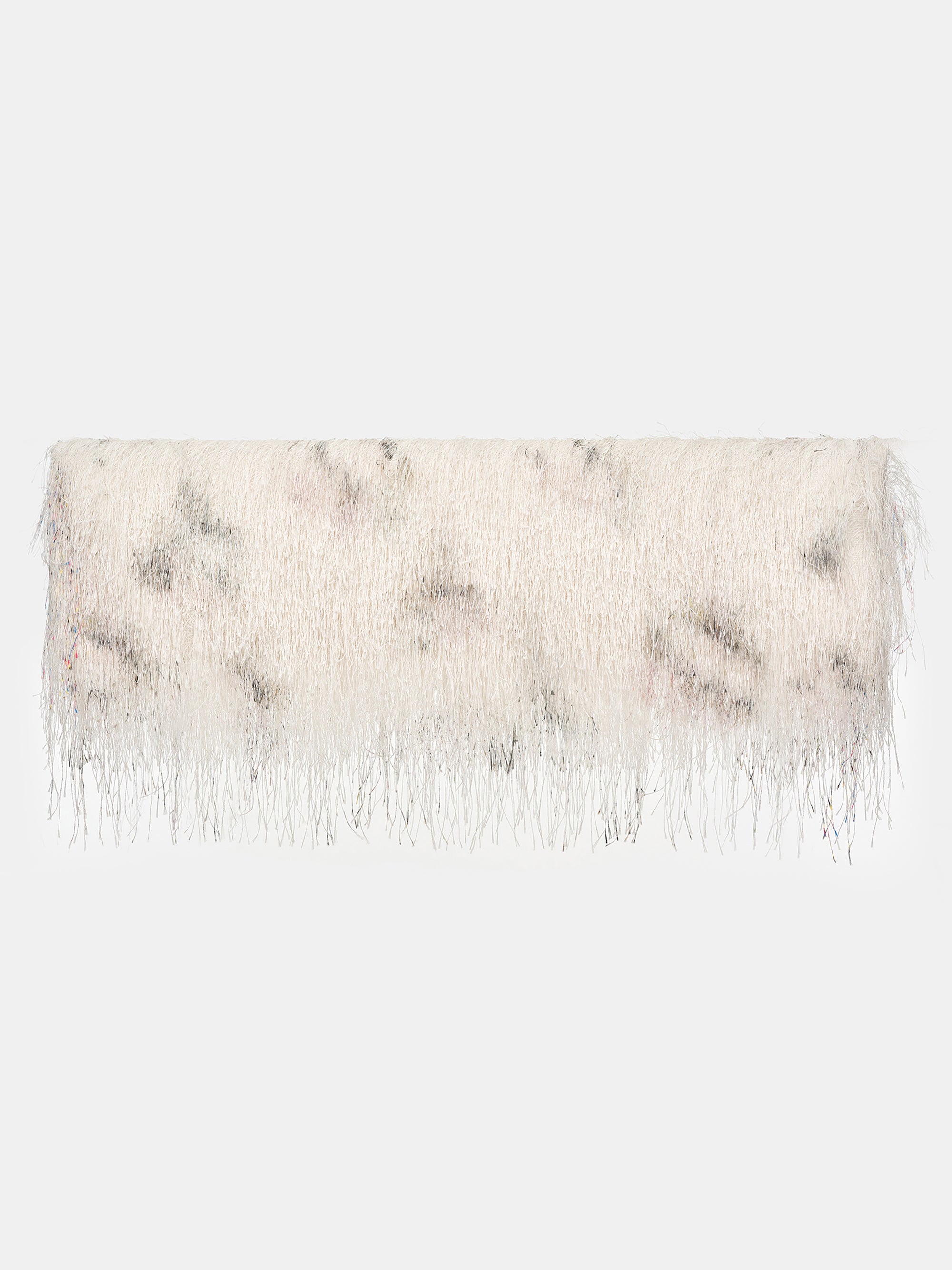 Lirrea Medium Clutch, White