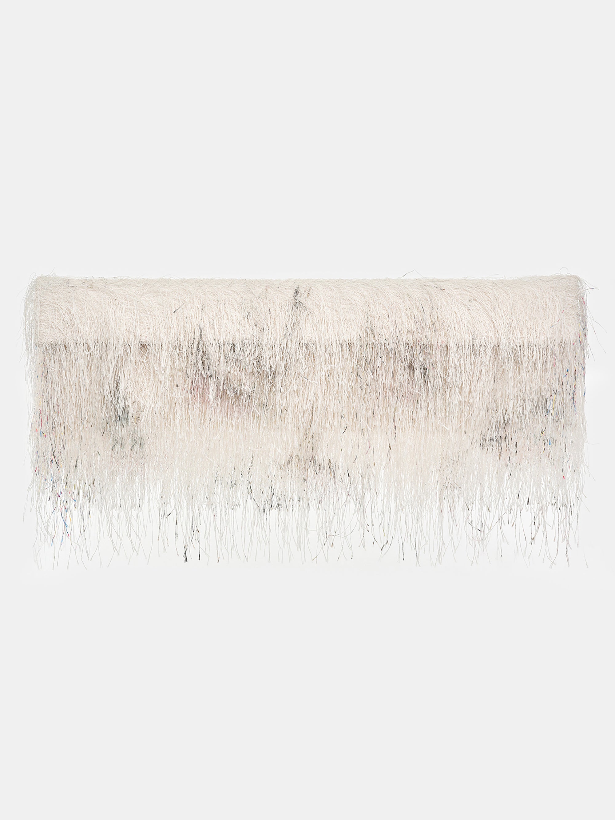 Lirrea Medium Clutch, White