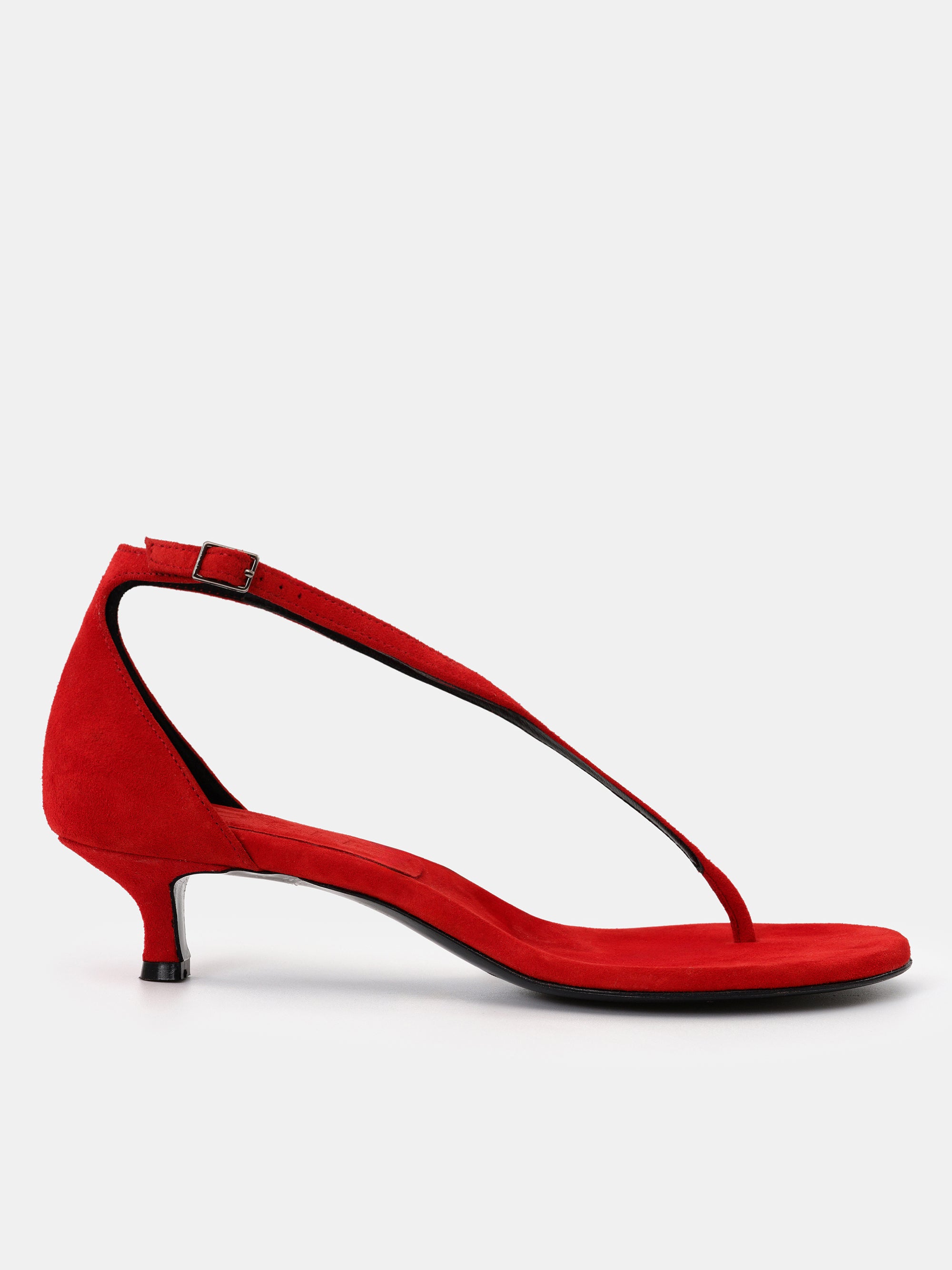 Lysanne Kitten Heel Sandal, Red