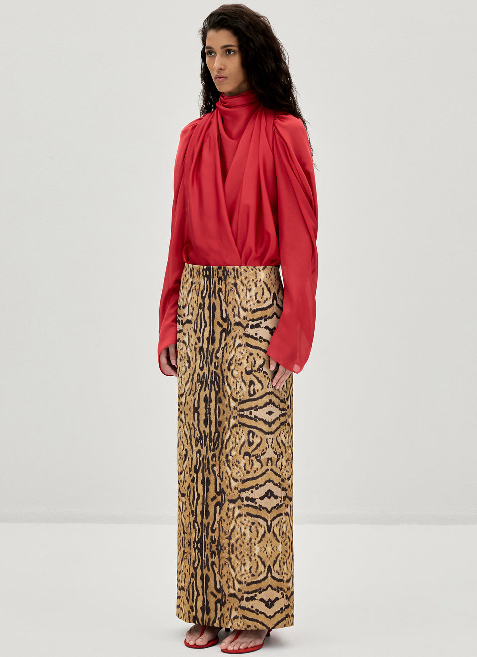 Saya Column Skirt