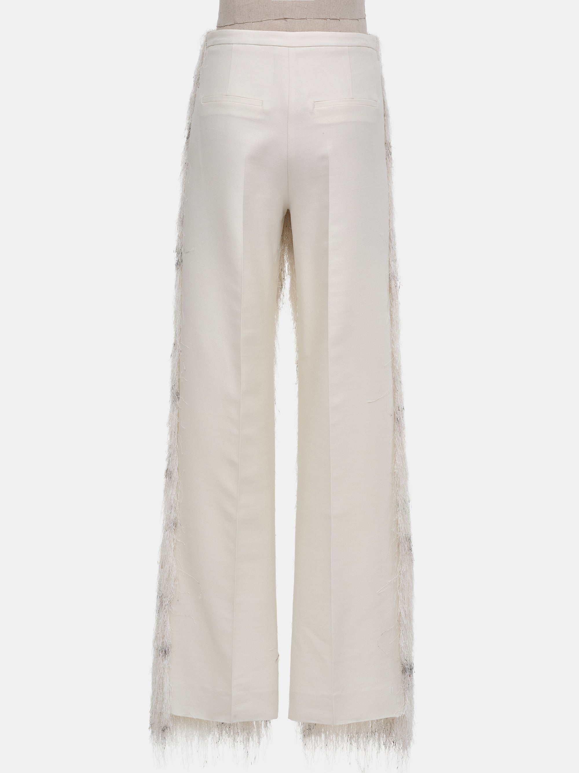 Hosanna Fringe Trousers, White