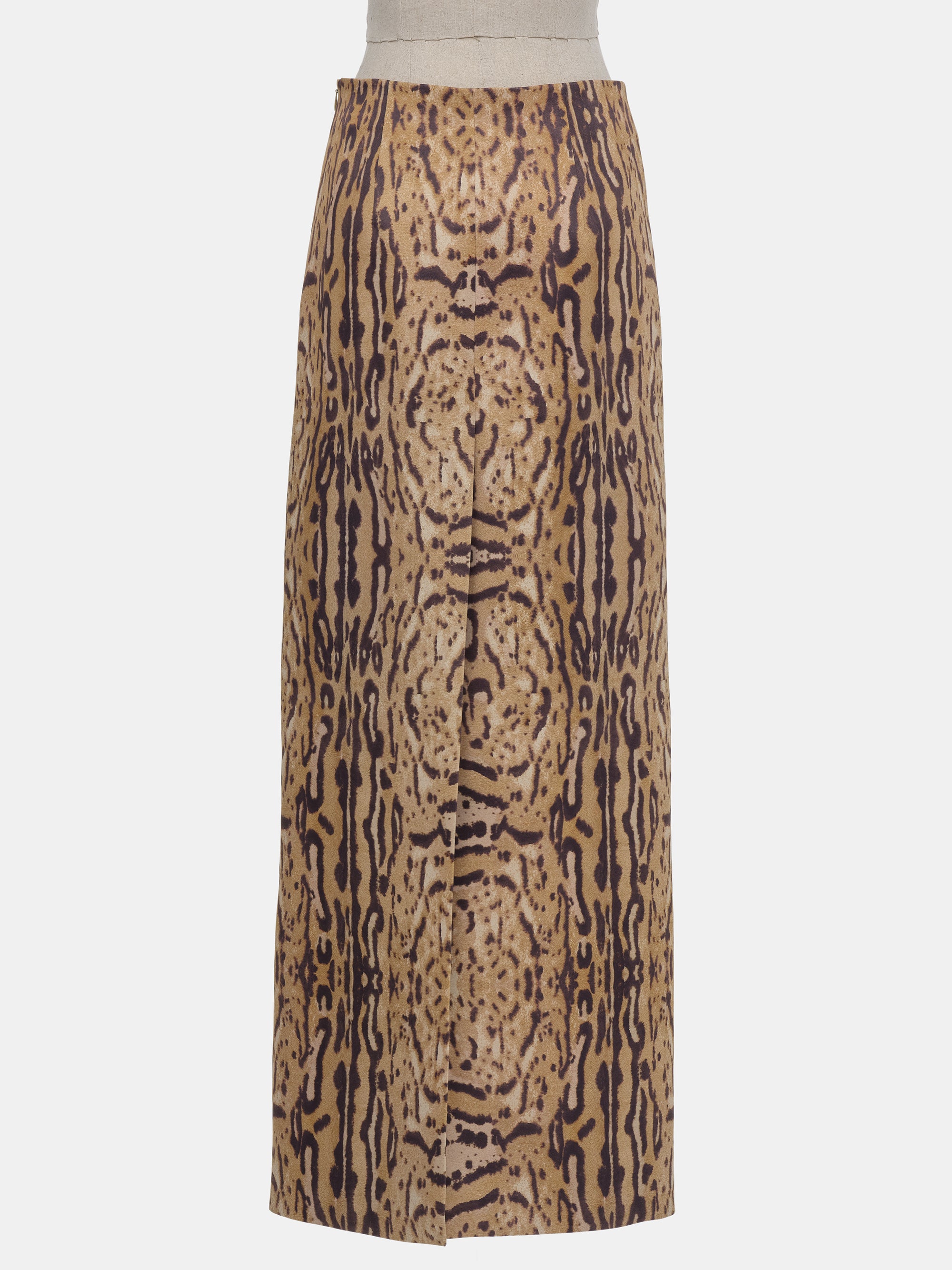 Saya Column Skirt, Brown